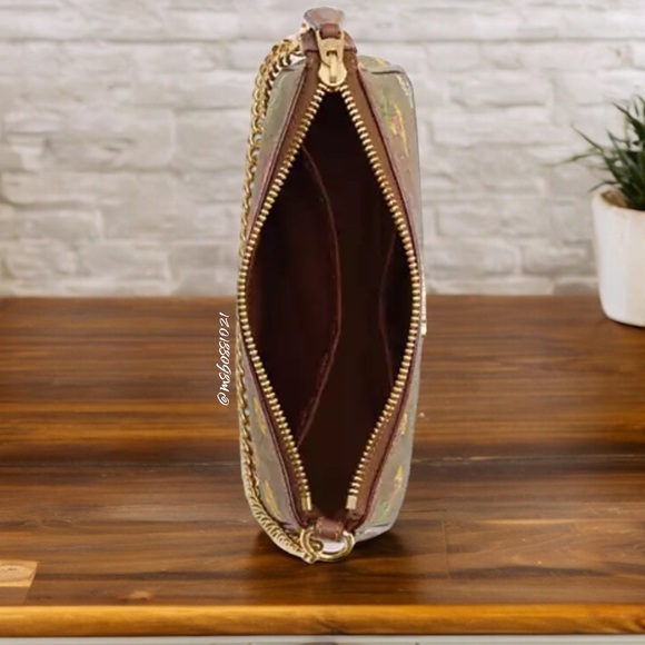 COACH Nolita 19 In Signature Canvas + Cardholder With Floral Print NWT - Picture 4 of 7